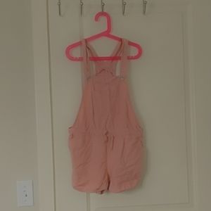 Pink overalls